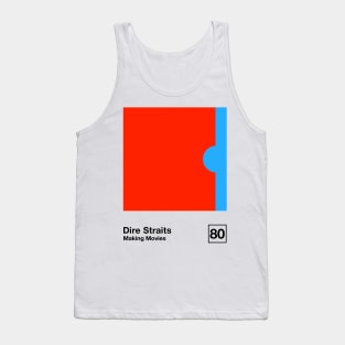 Making Movies / Minimalist Graphic Design Artwork Tank Top